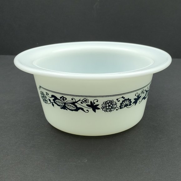 Pyrex Old Town Blue Butter Tub Corningware Blue Onion Bowl - Picture 3 of 8